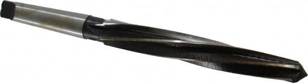 Interstate - 1-1/16" Reamer Diam, 13/16" Small End Diam, 3MT Morse Taper Shank, 7-3/8" Flute, Bridge Reamer - USA Tool & Supply