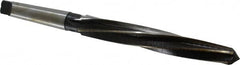 Interstate - 1-1/16" Reamer Diam, 13/16" Small End Diam, 3MT Morse Taper Shank, 7-3/8" Flute, Bridge Reamer - USA Tool & Supply