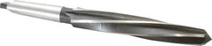 Interstate - 1-3/16" Reamer Diam, 59/64" Small End Diam, 3MT Morse Taper Shank, 7-3/8" Flute, Bridge Reamer - USA Tool & Supply
