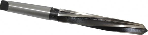 Interstate - 1-1/4" Reamer Diam, 63/64" Small End Diam, 4MT Morse Taper Shank, 7-3/8" Flute, Bridge Reamer - USA Tool & Supply