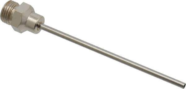 Value Collection - Blow Gun Needle Tip - 1/8 MPT, 2.47" Hose Length - USA Tool & Supply