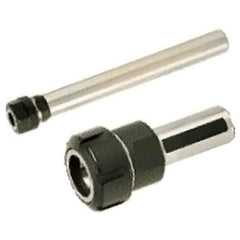 Iscar - 10mm to 34mm Capacity, 77mm Projection, Straight Shank, ER50 Collet Chuck - 157mm OAL, 50mm Shank Diam - Exact Industrial Supply