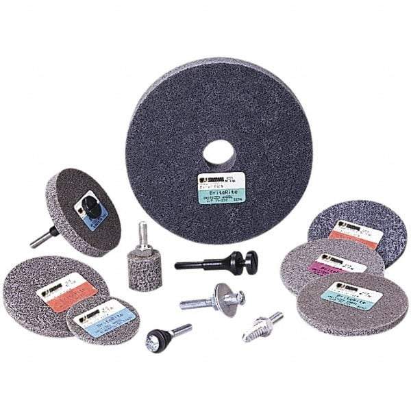 Standard Abrasives - 12" Diam, 1/2" Face Width, 3/4" Center Hole, Medium Grade, Silicon Carbide Deburring Wheel - Unitized, Soft/Medium Grade - USA Tool & Supply