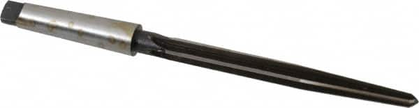 Interstate - 17/32" Reamer Diam, 11/32" Small End Diam, 2MT Morse Taper Shank, 5-1/8" Flute, Bridge Reamer - USA Tool & Supply