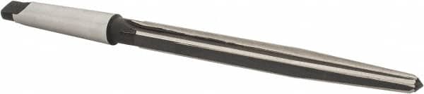 Interstate - 5/8" Reamer Diam, 25/64" Small End Diam, 2MT Morse Taper Shank, 6-1/8" Flute, Bridge Reamer - USA Tool & Supply