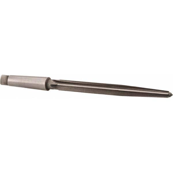 Interstate - 3/4" Reamer Diam, 15/32" Small End Diam, 3MT Morse Taper Shank, 7-3/8" Flute, Bridge Reamer - USA Tool & Supply
