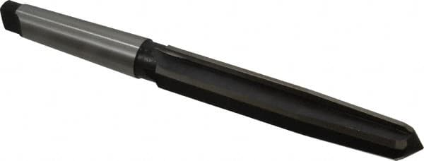 Interstate - 1-3/8" Reamer Diam, 1-1/8" Small End Diam, 4MT Morse Taper Shank, 7-3/8" Flute, Bridge Reamer - USA Tool & Supply