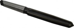 Interstate - 1-3/8" Reamer Diam, 1-1/8" Small End Diam, 4MT Morse Taper Shank, 7-3/8" Flute, Bridge Reamer - USA Tool & Supply