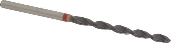 Accupro - #29 135° Cobalt Jobber Drill - TiAlN Finish, Right Hand Cut, Spiral Flute, Straight Shank, 70mm OAL, UX Point - USA Tool & Supply