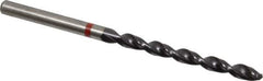 Accupro - 5/32" 135° Cobalt Jobber Drill - TiAlN Finish, Right Hand Cut, Spiral Flute, Straight Shank, 75mm OAL, UX Point - USA Tool & Supply