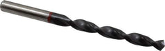 Accupro - 8mm 135° Cobalt Jobber Drill - TiAlN Finish, Right Hand Cut, Spiral Flute, Straight Shank, 117mm OAL, UX Point - USA Tool & Supply