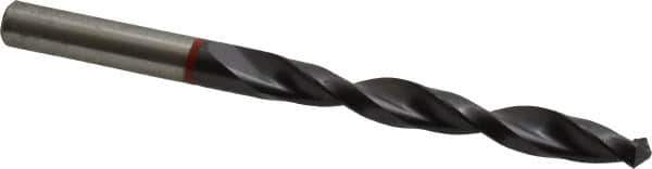 Accupro - 3/8" 135° Cobalt Jobber Drill - TiAlN Finish, Right Hand Cut, Spiral Flute, Straight Shank, 133mm OAL, UX Point - USA Tool & Supply