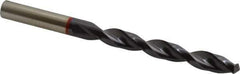 Accupro - 27/64" 135° Cobalt Jobber Drill - TiAlN Finish, Right Hand Cut, Spiral Flute, Straight Shank, 142mm OAL, UX Point - USA Tool & Supply