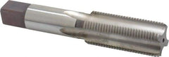 Hertel - M24x2.00 Metric Fine 4 Flute Bright Finish High Speed Steel Straight Flute Standard Hand Tap - Bottoming, Right Hand Thread, 4-29/32" OAL, D7 Limit - USA Tool & Supply