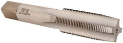 Hertel - M20x1.50 Metric Fine 4 Flute Bright Finish High Speed Steel Straight Flute Standard Hand Tap - Taper, Right Hand Thread, 4-15/32" OAL, D6 Limit - Exact Industrial Supply