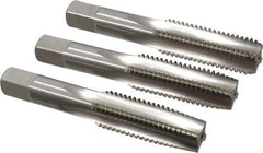 Hertel - 3/4-10 UNC, 4 Flute, Bottoming, Plug & Taper, Bright Finish, High Speed Steel Tap Set - 4-1/4" OAL, 2B/3B Class of Fit - USA Tool & Supply