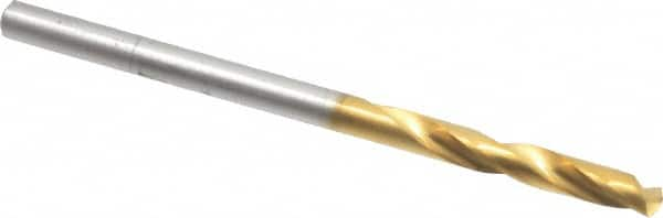 Hertel - #35 135° Spiral Flute High Speed Steel Screw Machine Drill Bit - USA Tool & Supply