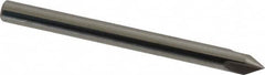 Hertel - 1/8" Head Diam, 1/8" Shank Diam, 3 Flute 60° Solid Carbide Countersink - USA Tool & Supply