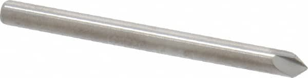 Hertel - 1/8" Head Diam, 1/8" Shank Diam, 3 Flute 82° Solid Carbide Countersink - USA Tool & Supply