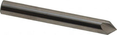 Hertel - 1/4" Head Diam, 1/4" Shank Diam, 3 Flute 82° Solid Carbide Countersink - USA Tool & Supply