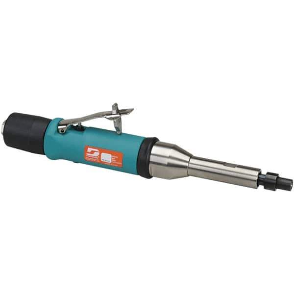 Dynabrade - 1/4" Collet, Straight Handle, Air Straight Die Grinder - 20,000 RPM, Rear Exhaust, 31 CFM, 0.5 hp, 90 psi, 1/4 NPT Inlet - USA Tool & Supply