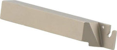 Iscar - External Thread, 0.63" Max Depth of Cut, 0.11" Min Groove Width, 5.905" OAL, Right Hand Indexable Grooving Cutoff Toolholder - 5/8" Shank Height x 5/8" Shank Width, TAG Insert Style, TGT Toolholder Style, Series Tang-GripIQ - USA Tool & Supply