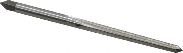 Interstate - #3/0 Pin, 0.1302" Diam, 0.1029" Small End, 9/64" Diam Straight Shank, 1-5/16" Flute, Taper Pin Reamer - USA Tool & Supply