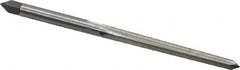 Interstate - #3/0 Pin, 0.1302" Diam, 0.1029" Small End, 9/64" Diam Straight Shank, 1-5/16" Flute, Taper Pin Reamer - USA Tool & Supply