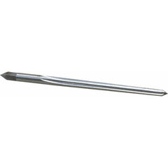 Interstate - #0 Pin, 0.1638" Diam, 0.1287" Small End, 11/64" Diam Straight Shank, 1-11/16" Flute, Taper Pin Reamer - USA Tool & Supply