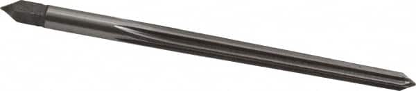 Interstate - #2 Pin, 0.2006" Diam, 0.1605" Small End, 13/64" Diam Straight Shank, 1-15/16" Flute, Taper Pin Reamer - USA Tool & Supply