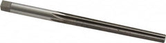 Interstate - #4 Pin, 0.2604" Diam, 0.2071" Small End, 17/64" Diam Straight Shank, 2-9/16" Flute, Taper Pin Reamer - USA Tool & Supply