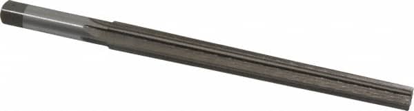 Interstate - #8 Pin, 0.505" Diam, 0.3971" Small End, 7/16" Diam Straight Shank, 5-3/16" Flute, Taper Pin Reamer - USA Tool & Supply