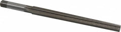 Interstate - #8 Pin, 0.505" Diam, 0.3971" Small End, 7/16" Diam Straight Shank, 5-3/16" Flute, Taper Pin Reamer - USA Tool & Supply