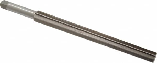 Interstate - #12 Pin, 1.05" Diam, 0.842" Small End, 7/8" Diam Straight Shank, 10" Flute, Taper Pin Reamer - USA Tool & Supply