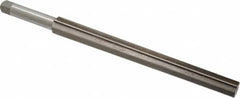 Interstate - #12 Pin, 1.05" Diam, 0.842" Small End, 7/8" Diam Straight Shank, 10" Flute, Taper Pin Reamer - USA Tool & Supply