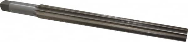 Interstate - #13 Pin, 1.259" Diam, 1.009" Small End, 1-1/4" Diam Straight Shank, 12" Flute, Taper Pin Reamer - USA Tool & Supply