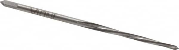 Value Collection - #7/0 Pin, 0.0666" Diam, 0.0497" Small End, 5/64" Diam Straight Shank, 13/16" Flute, Taper Pin Reamer - USA Tool & Supply