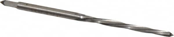 Interstate - #5/0 Pin, 0.0966" Diam, 0.0719" Small End, 7/64" Diam Straight Shank, 1-3/16" Flute, Taper Pin Reamer - USA Tool & Supply