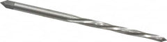 Interstate - #4/0 Pin, 0.1142" Diam, 0.0869" Small End, 1/8" Diam Straight Shank, 1-5/16" Flute, Taper Pin Reamer - USA Tool & Supply