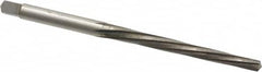 Interstate - #3/0 Pin, 0.1302" Diam, 0.1029" Small End, 9/64" Diam Straight Shank, 1-5/16" Flute, Taper Pin Reamer - USA Tool & Supply