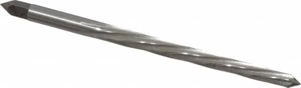 Interstate - #2 Pin, 0.2006" Diam, 0.1605" Small End, 13/64" Diam Straight Shank, 1-15/16" Flute, Taper Pin Reamer - USA Tool & Supply