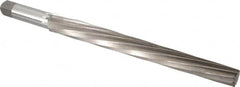 Interstate - #13 Pin, 1.259" Diam, 1.009" Small End, 1-1/4" Diam Straight Shank, 12" Flute, Taper Pin Reamer - USA Tool & Supply