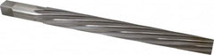 Interstate - #14 Pin, 1.542" Diam, 1-1/4" Small End, 1-1/2" Diam Straight Shank, 14" Flute, Taper Pin Reamer - USA Tool & Supply