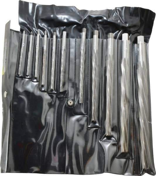 Interstate - #10 to #0 Pin, Straight Shank, Taper Pin Reamer Set - USA Tool & Supply