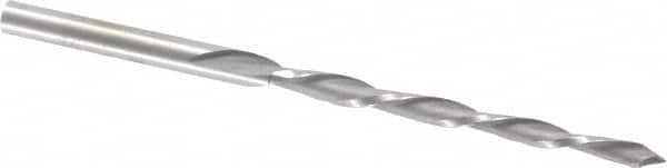 Value Collection - #4/0 Pin, 0.1142" Diam, 0.0869" Small End, 1/8" Diam Straight Shank, 1-5/16" Flute, Taper Pin Reamer - USA Tool & Supply