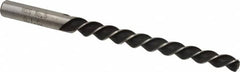 Interstate - #5 Pin, 0.2994" Diam, 0.2409" Small End, 5/16" Diam Straight Shank, 2-13/16" Flute, Taper Pin Reamer - USA Tool & Supply