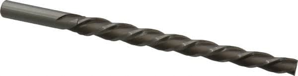 Interstate - #8 Pin, 0.505" Diam, 0.3971" Small End, 7/16" Diam Straight Shank, 5-3/16" Flute, Taper Pin Reamer - USA Tool & Supply