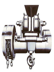CM - 4,000 Lb Lifting Capacity, Trolley Hoist - 52' Overhaul to Lift 1' - USA Tool & Supply
