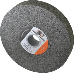 Standard Abrasives - 6" Diam, 1" Face Width, 1" Center Hole, Fine Grade, Silicon Carbide Deburring Wheel - Convolute, Density 9 Grade, 6,000 RPM - USA Tool & Supply