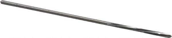 Made in USA - 1/16" High Speed Steel 4 Flute Chucking Reamer - Spiral Flute, 0.0585" Straight Shank, 1/2" Flute Length, 2-1/2" OAL - USA Tool & Supply